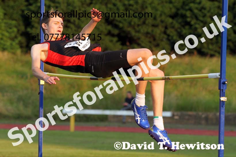 High jump, 2021 North East Grand Prix 6, Monkton, Wednesday, August 4th. Photo: David T. Hewitson/Sports for All Pics